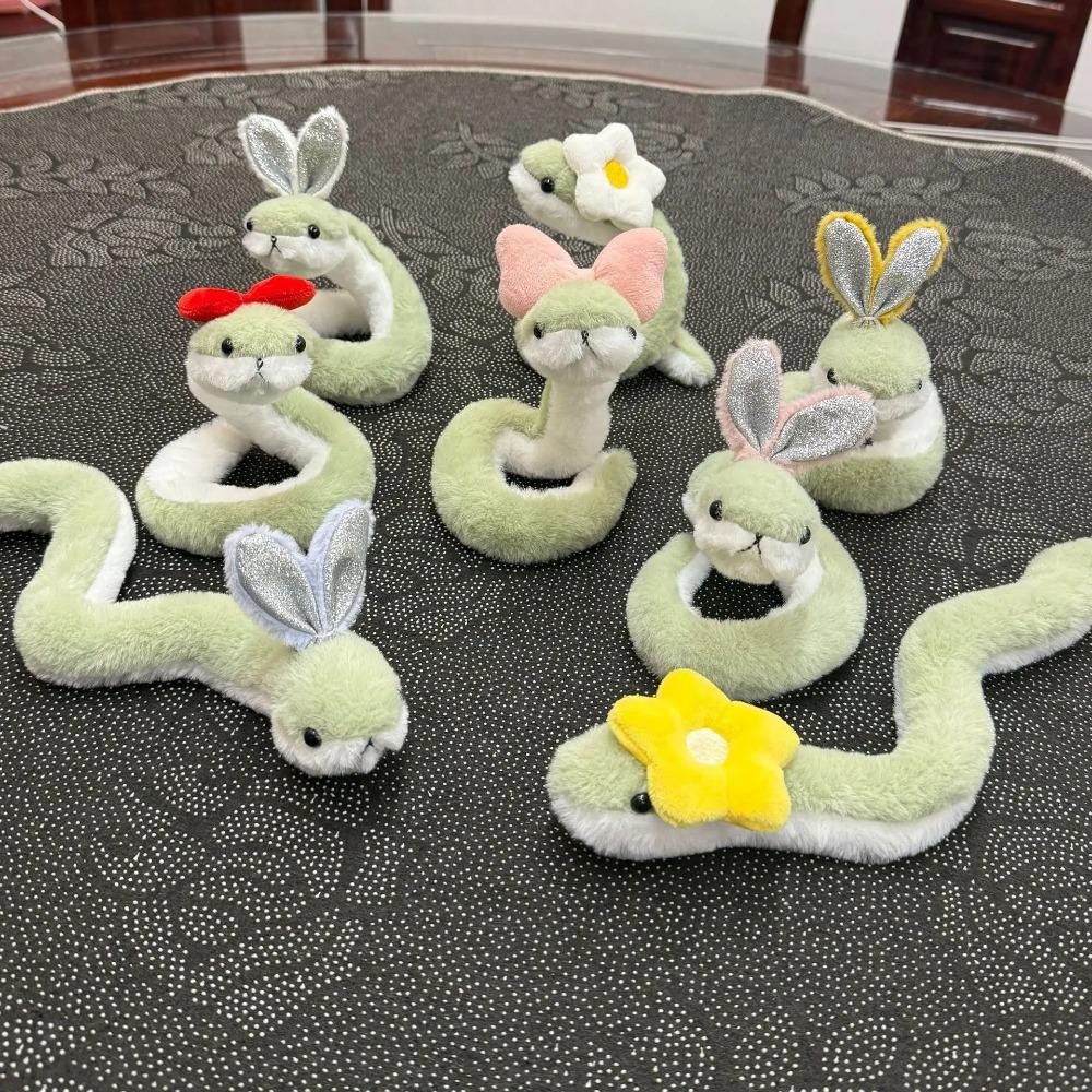 37cmNew Year's Little Snake Plush Toy Doll Doll Playful Children's Girl Cute Ornament Doll Mascot Cute Snake Plush Toy