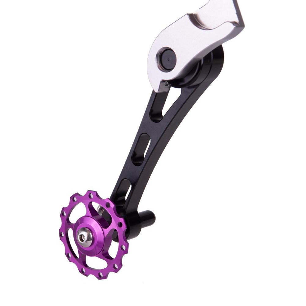 Aluminiumlegierung MTB Single Speed Schaltwerk Kettenspanner Fahrrad 1-Gang Schaltwerk Kette Prüfer Führung für MTB Rennrad
