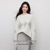 Xiangying Women's Sequin Embroidered Knit Sweater
