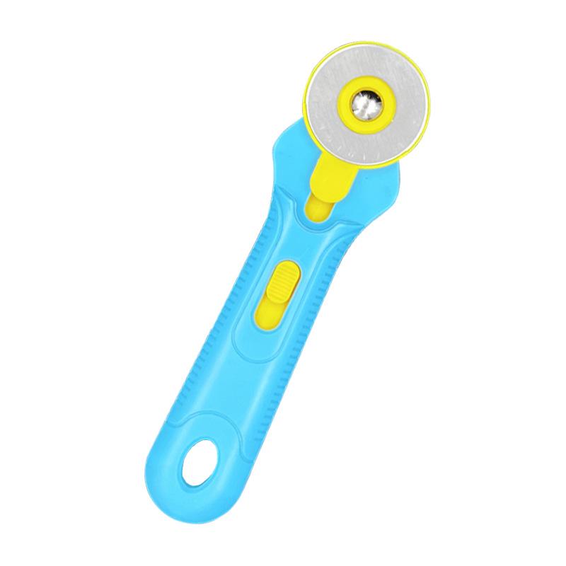 

Bow Roller 45mm Flat Leather Cutter, Round Blade Rubber Band Cutter for Cloth, Paper, and Patchwork.