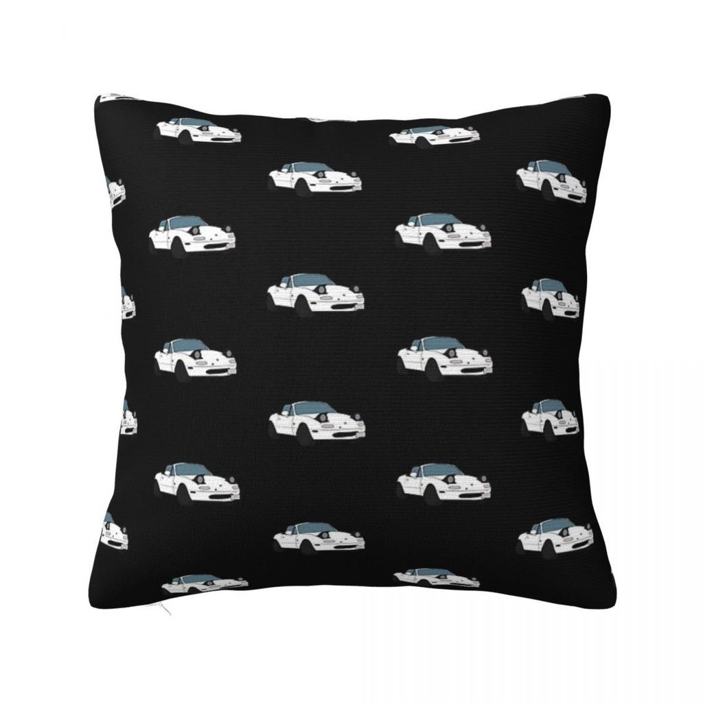 Mazda Miata Mx5 1990 Red Square Pillowcase Cushion Cover Pillow Case Throw Pillow Cover for Home Bedroom Car