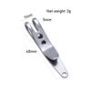 Key Ring EDC Bag Clip Waist Belt Hanging Clip Metal Key Buckles Bag Hanging Clip Pocket Clips