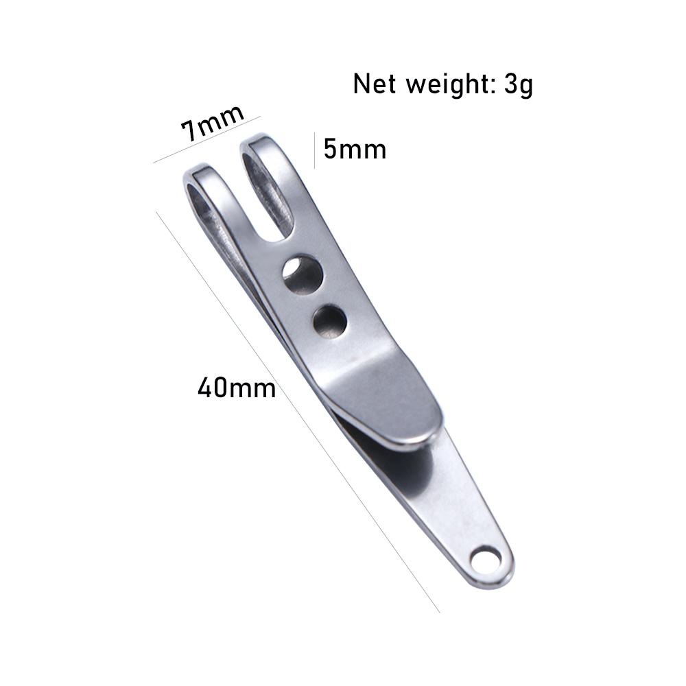Key Ring EDC Bag Clip Waist Belt Hanging Clip Metal Key Buckles Bag Hanging Clip Pocket Clips