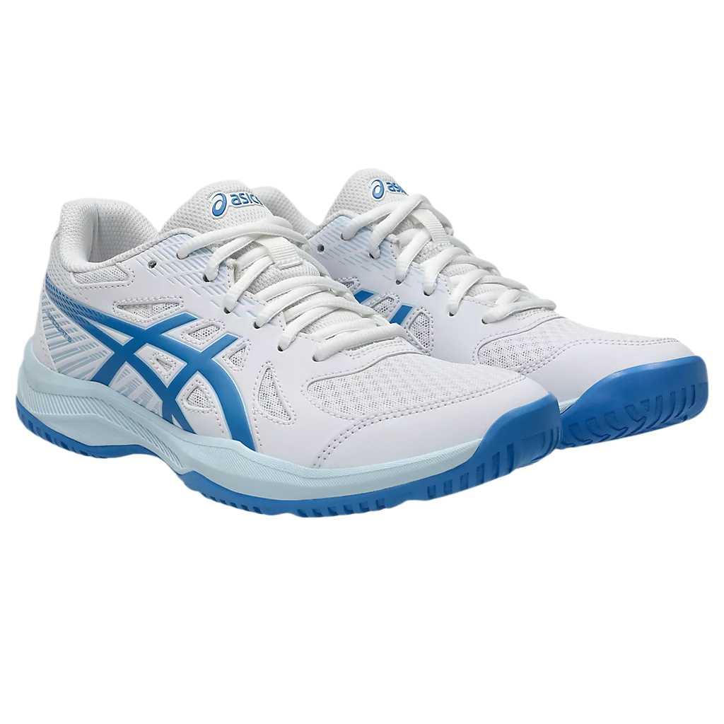 New Asics Upcourt 6 White Blue Coast Women's 1072A107-101