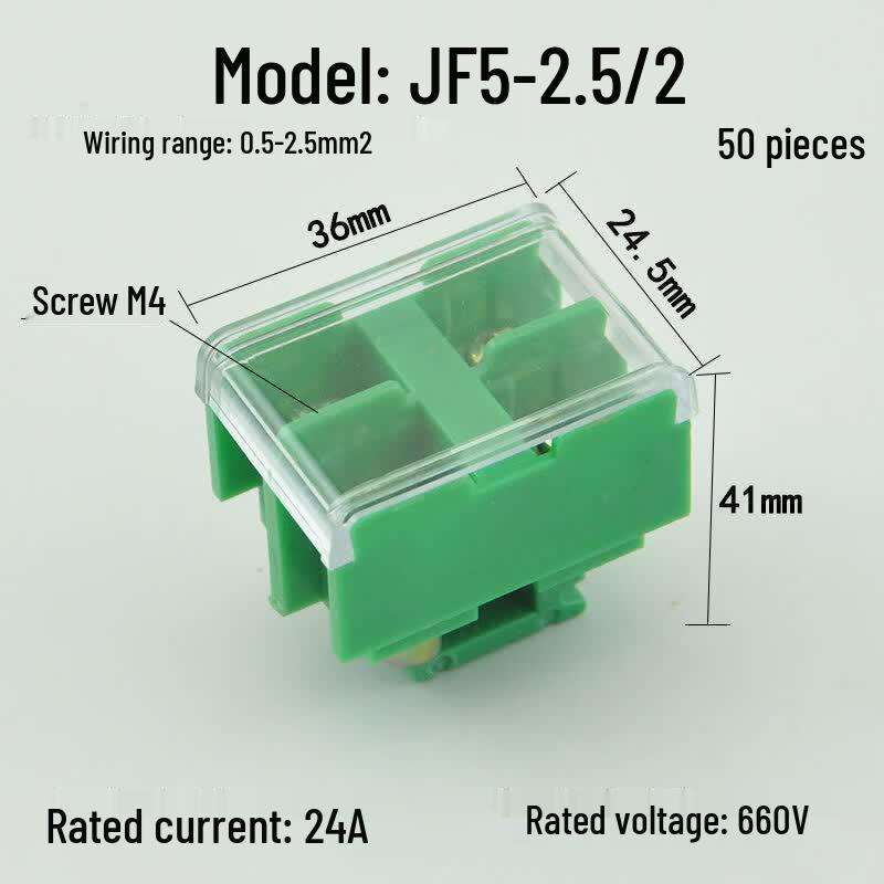 

JF5 Push-In DIN Rail Terminal Block