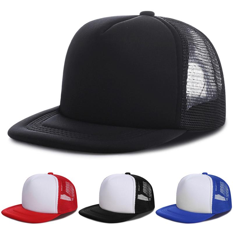 Simple New Flat Brimmed Hat Fashionable Street Pop Skateboarding Hip Hop Hat Daily Leisure Sunshade Baseball Hat Mesh Hat