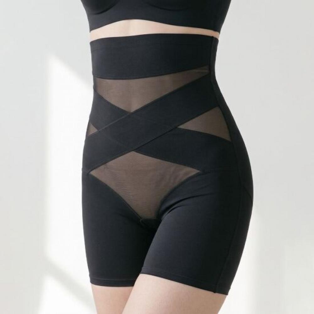 Navava Women High Waist Abdomen Correction Hip Up Briefs 2p Set