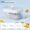 Press-Type Ice Cube Tray with Lid & Storage Box