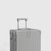 Leather Spinner Suitcase with Pull Handle, Large Capacity, Combination Lock - Perfect for Women, Men, and Students.