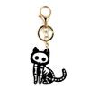 1Pc/5Pcs Shiny Five Syles Kitten Keychain Silicone Molds for Valentine Gift
