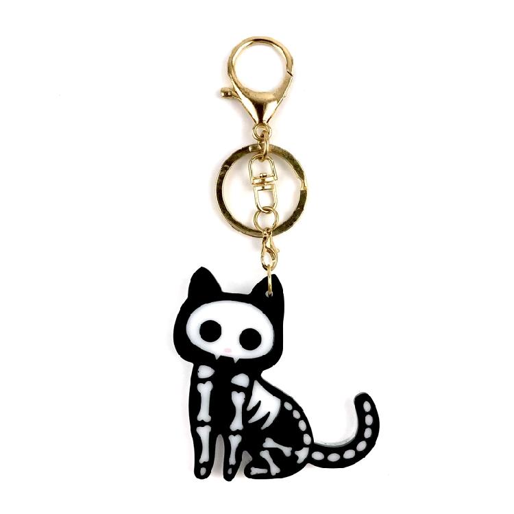 1Pc/5Pcs Shiny Five Syles Kitten Keychain Silicone Molds for Valentine Gift