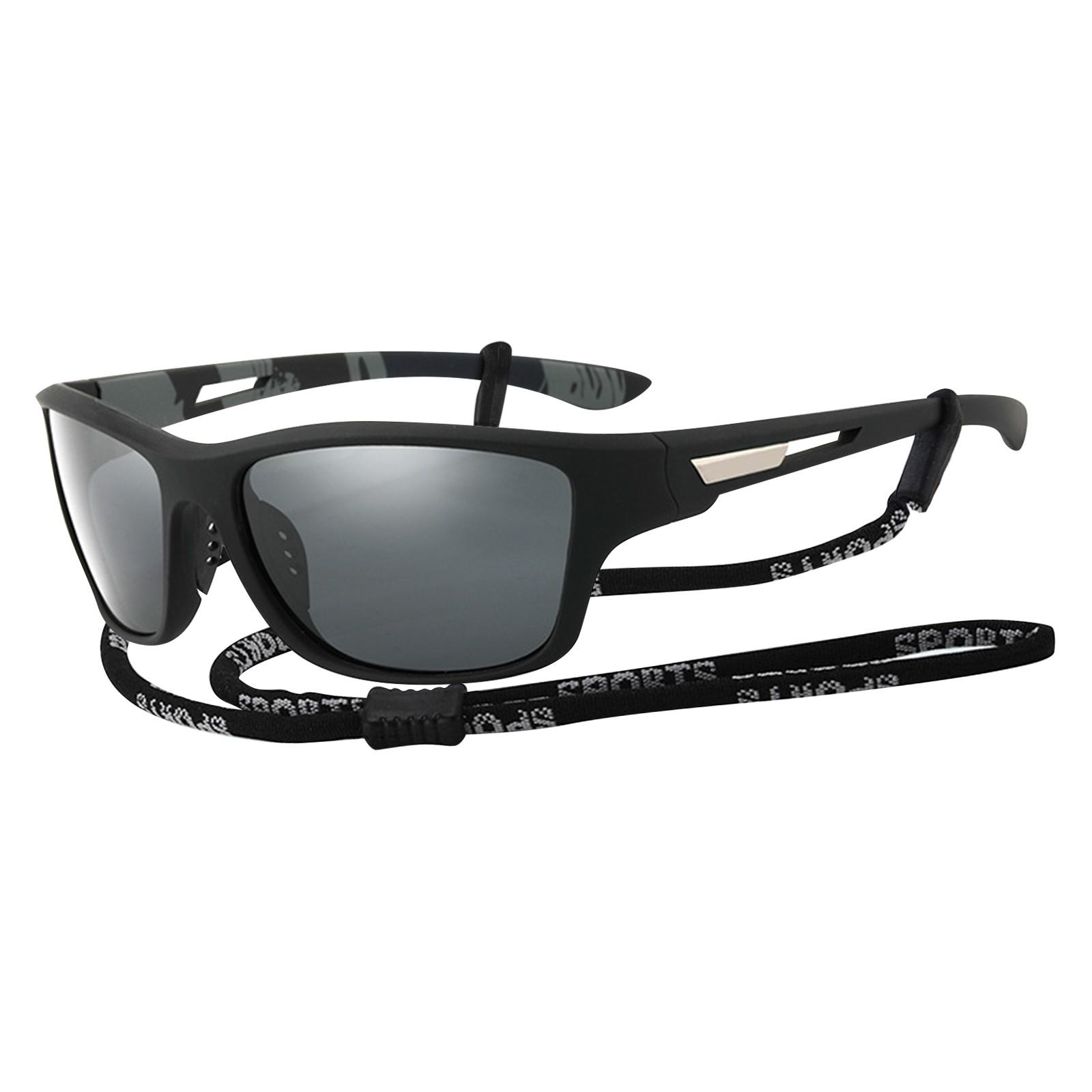 

Поляризованные спортивные солнцезащитные очки для мужчин: UV400 Очки Женские Обертывания Очки Для Вождения Рыбалка One Size