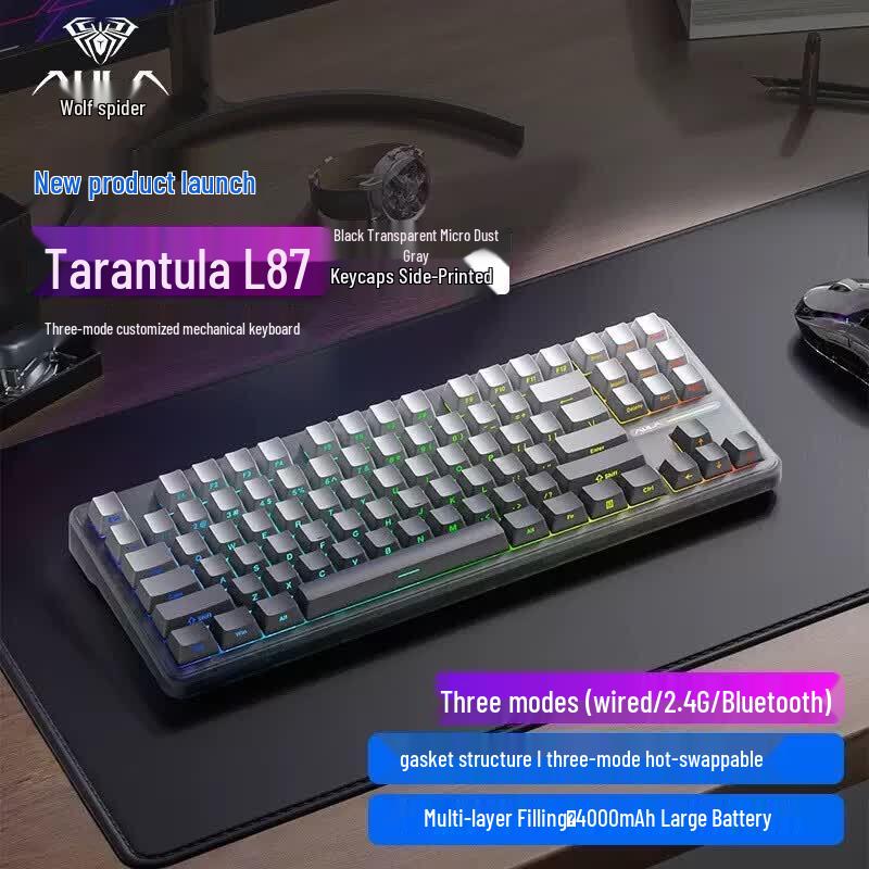 AULA L87 Tri-Mode Custom Mechanical Gaming Keyboard