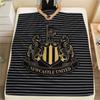 Newcastle United Flanelldecke, Hohe Qualität, Bequem für alle Jahreszeiten, Heimdekoration, Wärme und Komfort