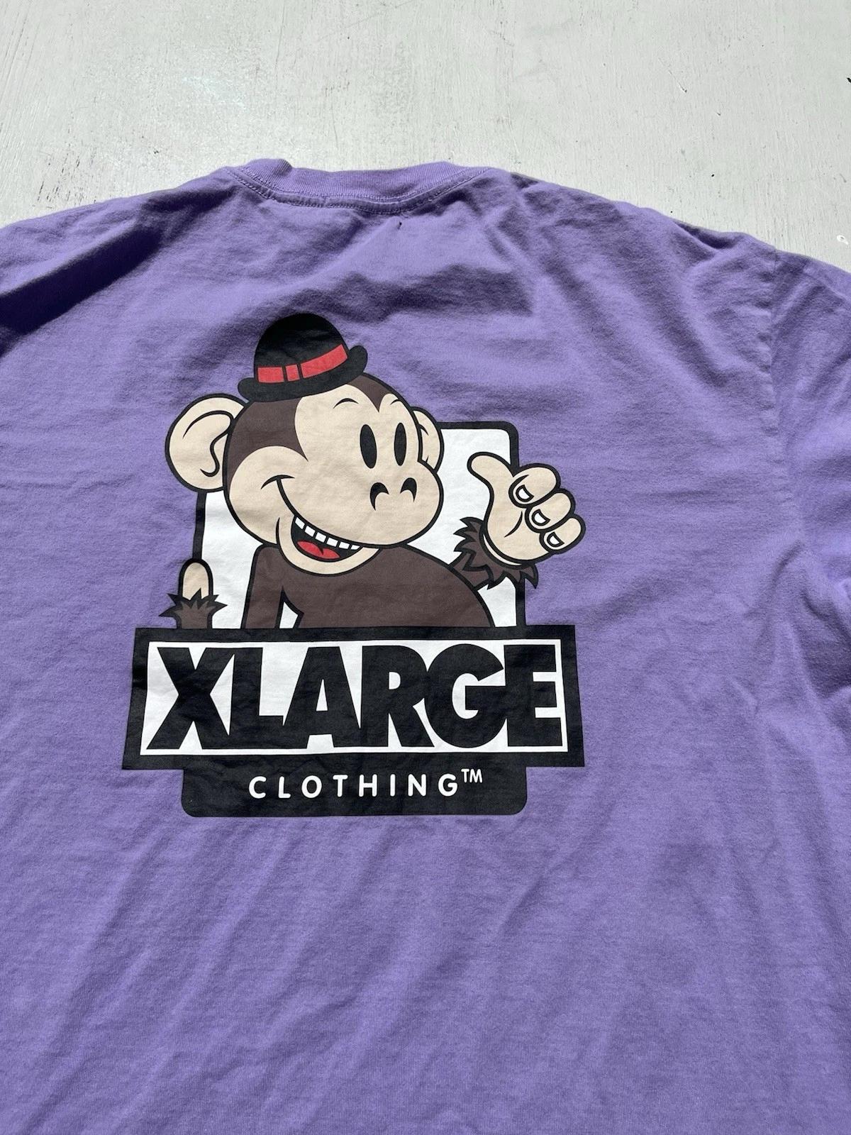 

Мужская футболка XLarge Фиолетовая с надписью M Streetwear Японское искусство Мультфильм ДЫРА 4XL