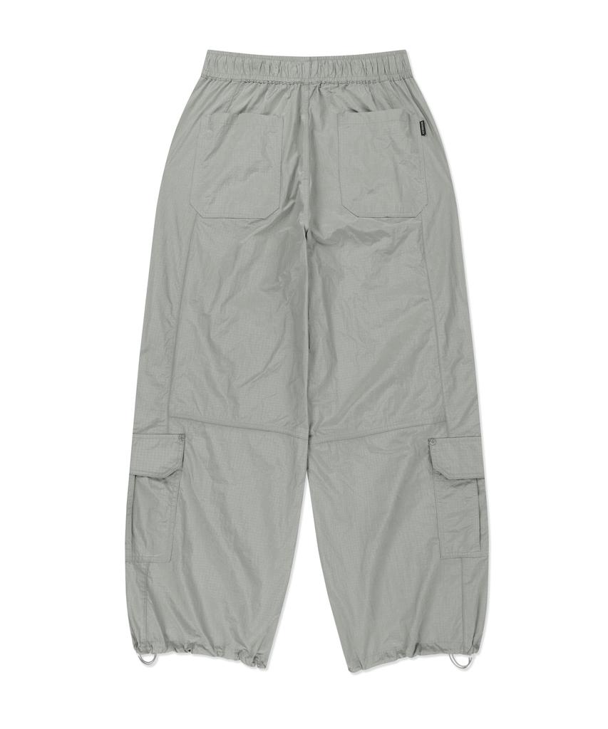 BROWNBREATH Tag Double Knee Nylon Pants - Gray