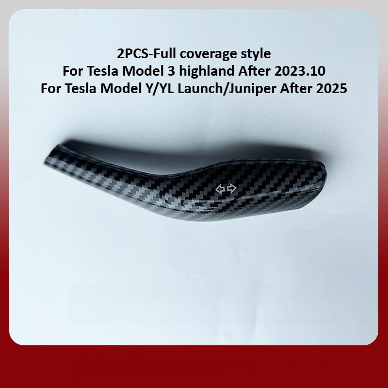 Steering Wheel Whift Protection Cover for Tesla Model 3 Model Y/YL Juniper 2025+ ABS Column Shift Knob Cover Car Accessories