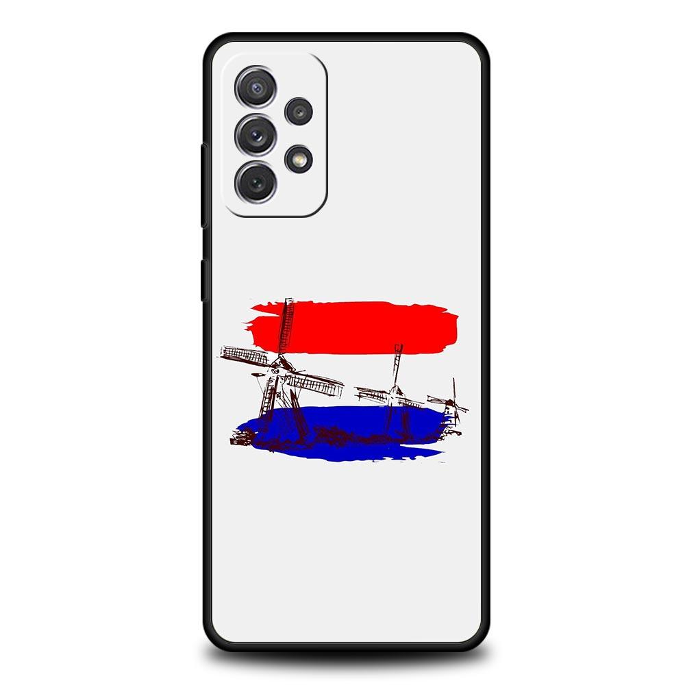 

Phone Case For Samsung Galaxy A17 A15 A13 A51 A71 A41 A31 A21S A07 A03S A05 A35 A55 A23 A25 A33 A53 A73 5G Cover Dutch flag Galaxy A53 5G