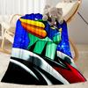 Giant Robot Adventure Flannel Blanket-Soft and Suitable for Sofas,Beds,Offices,Travel,All Seasons,Great Gift for Holidays and Birthdays.