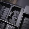 Carbon Fiber ABS Water Cup Holder Panel Trim Fit For Toyota Tun-dra -2024