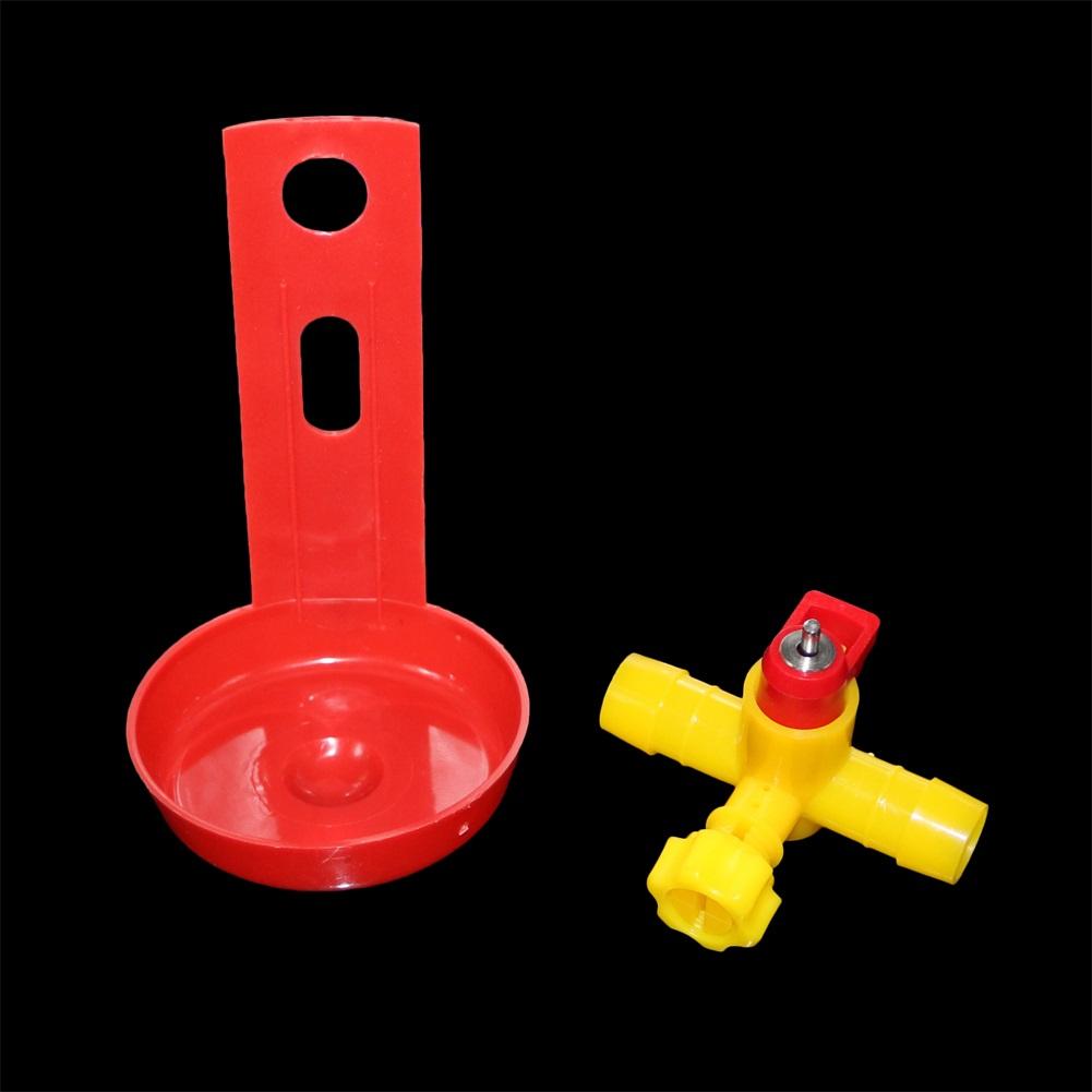 Chicken Pacifier Drinkers Hanging Cup Quail Hanging Use Automatic Water Dispenser Chicken Farming Equipment Poultry Feeding 5Pcs