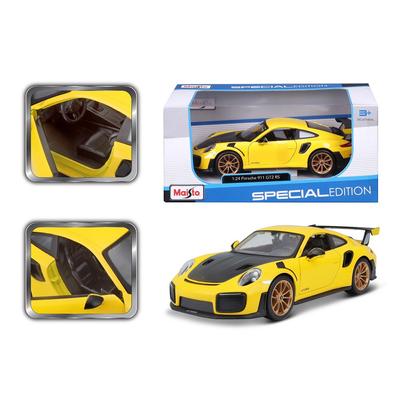 Maisto | Voiture de collection | Édition spéciale | Porsche 911 GT2 RS jaune | 1:24
