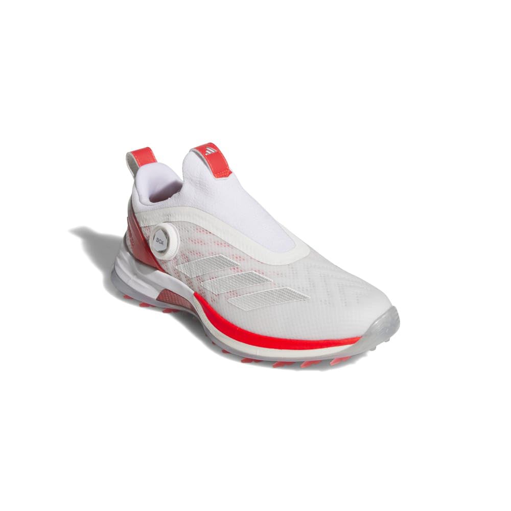 Golf Shoes Adizero ZEDGE 25 Boa Footwear Red cm 2E [Adidas Golf] Women's White/Silver Metallic/Lucid 23.0