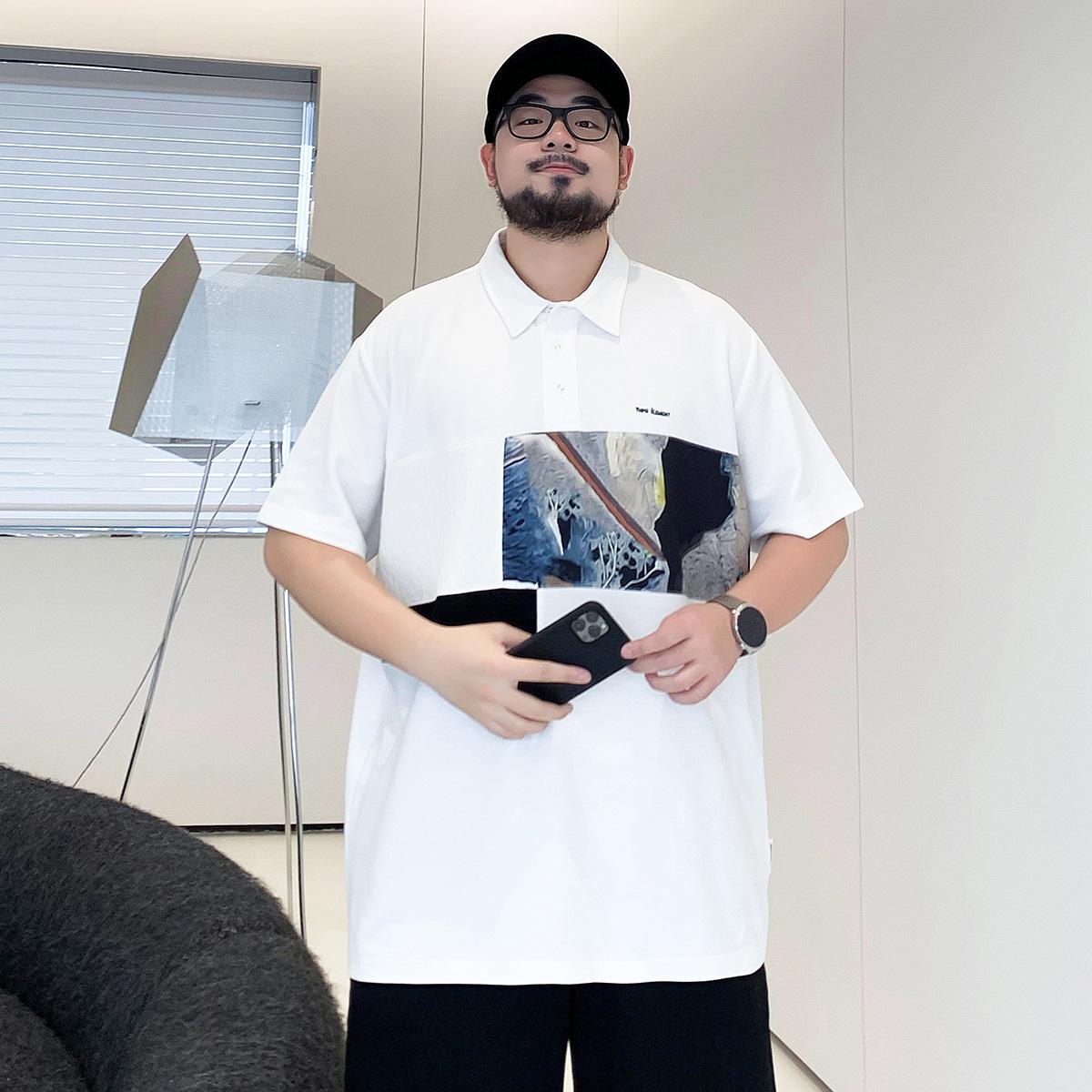 

Премиальное ощущение Модная большого размера Влагоотводящая Мягкое качество Дышащая Мужская Свободная рубашка поло Устойчивая к складкам Повседневная Спортивная С коротким рукавом Рубашка с воротником 8XL белый