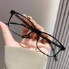 Blue Light Blocking Reading Glasses Men Women Ultralight TR90 Titanium Alloy Optical Frame Eyeglasses Square Eyewear