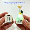 1Pcs Luminous Sounding Stress Relief Creative Fidget Toy Mine Seagull Keycap Keychain Portable Electronic Pendant For Adult