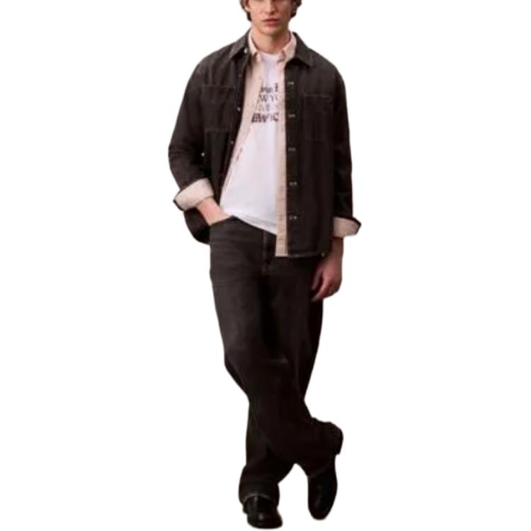 Calvin Klein Jeans Comfortable Casual Round Neck Short Sleeve T-Shirt Men Tops White 8RB821G-110