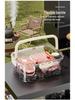 Outdoor Fresh-Keeping Picnic Basket: Food-Grade, Sealed, Transparent Storage Box
