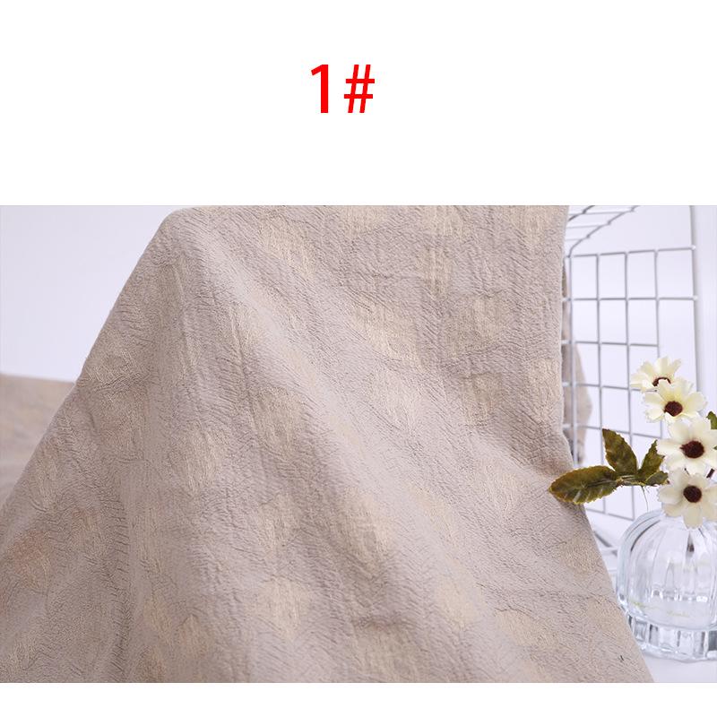 Women's Retro Feather Cheongsam: Middle-Aged & Elderly Cotton-Linen Jacquard Fabric