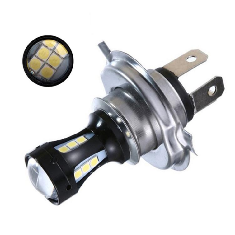 LED SUV Car Motorcycle Headlight High Power Bulb H4 3030 18SMD 6000K 18W 12-24V