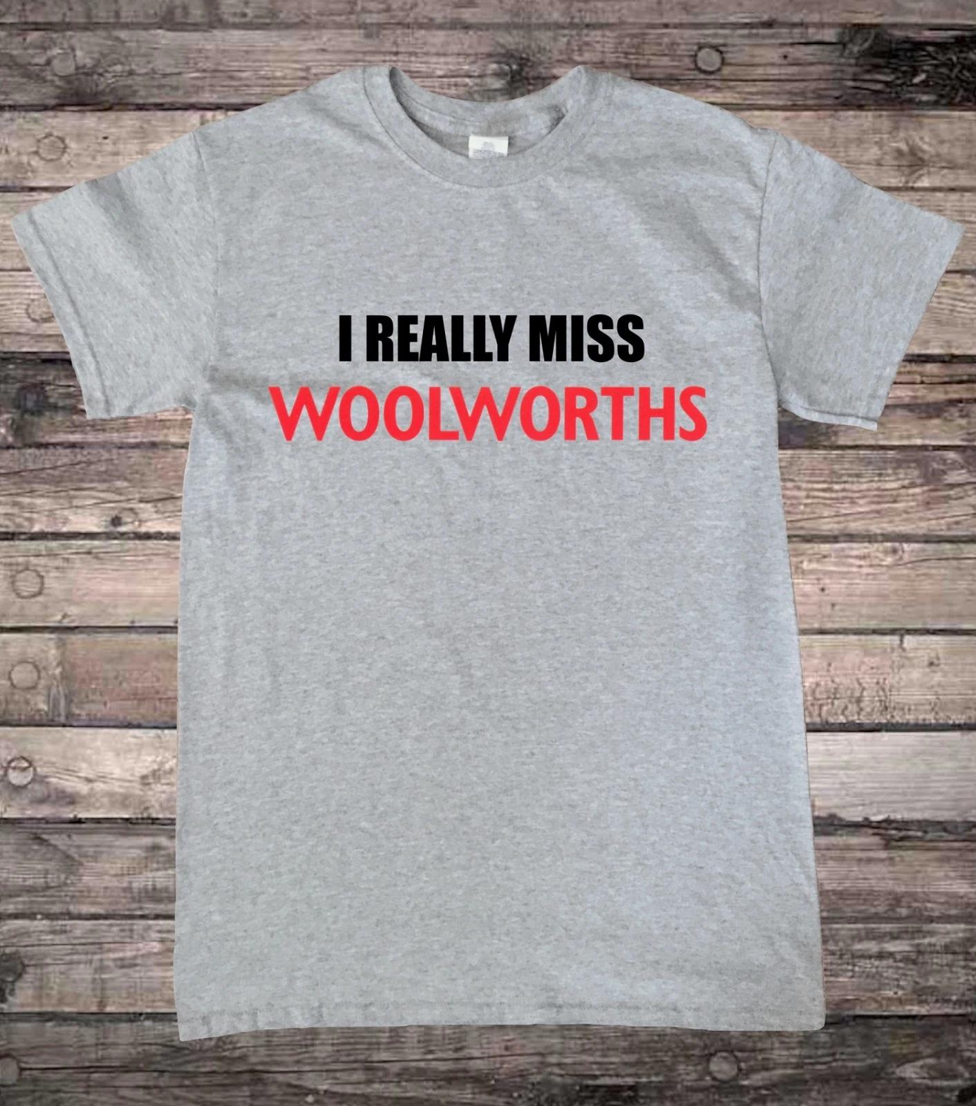 I Miss Woolworths 1980s 1990s Retro T-Shirt 3XL