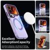 For iPhone 13 Pro Max Magnetic Case TPU + PC Clear Protective Phone Cover Compatible with MagSafe