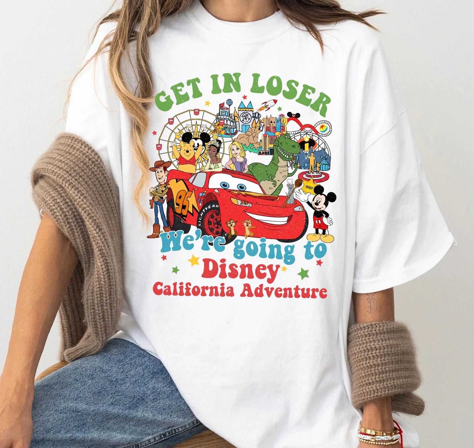 Disney Characters California Adventure Get in Loser Tee Unisex Shirt 800010 S