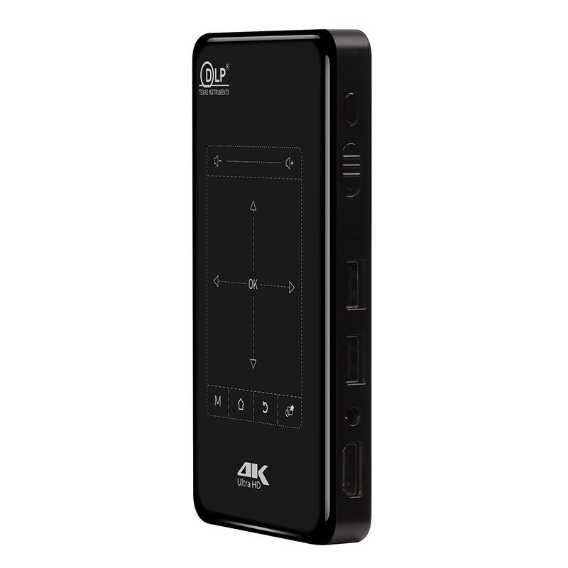16GB DLP 3D 4K Android Smart Mikroprojektor Beépített Akkumulátorral Otthoni Szórakozáshoz