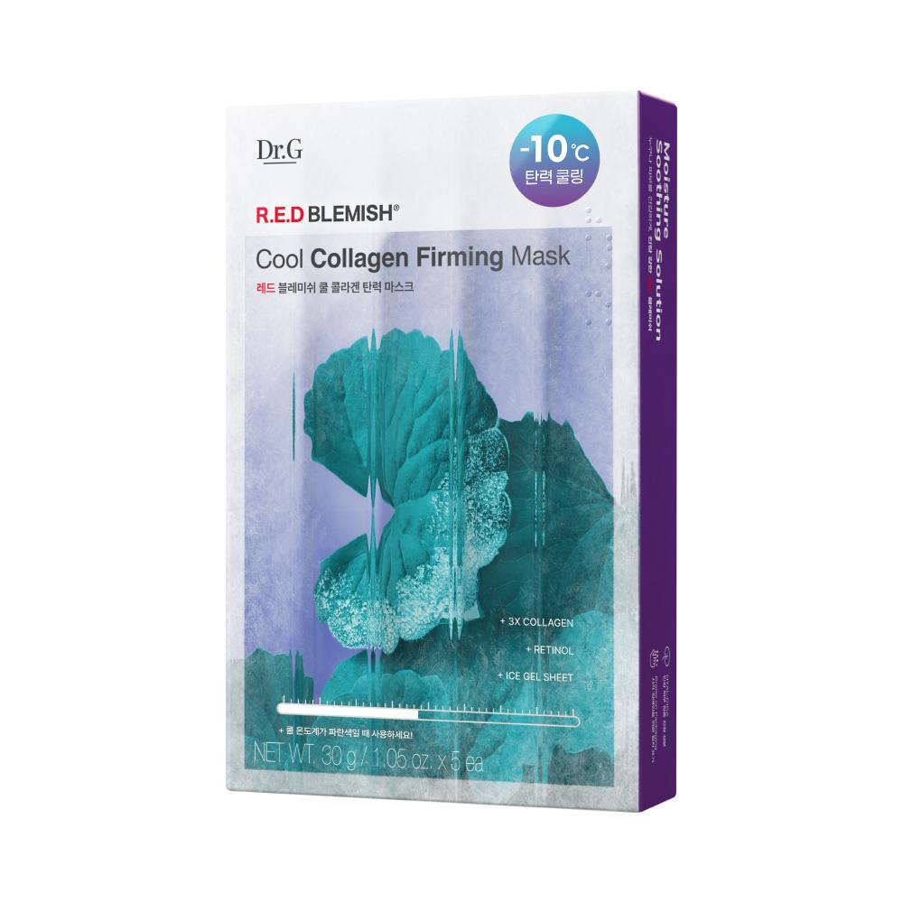 

Dr.G Red Blemish Cool Mask 5 Sheets (3 Types) (Soothing/Trace Reduction/Elasticity) Cool Elasticity (Collagen) 5 sheets