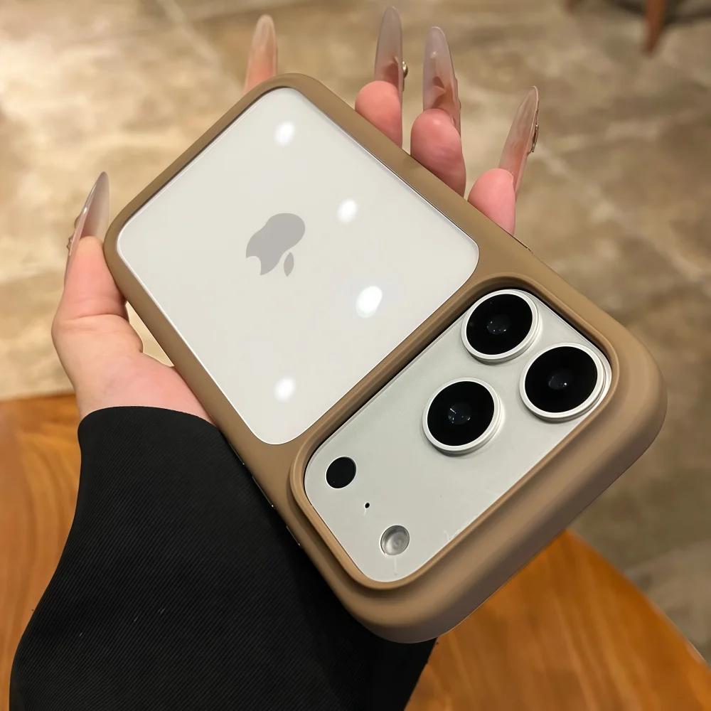 Intelligente Kamera Touch-Taste Kristallklare Handyhülle für iPhone 17 Pro Max 17 Pro 17 Air Transparent Stoßfeste Hülle Funda