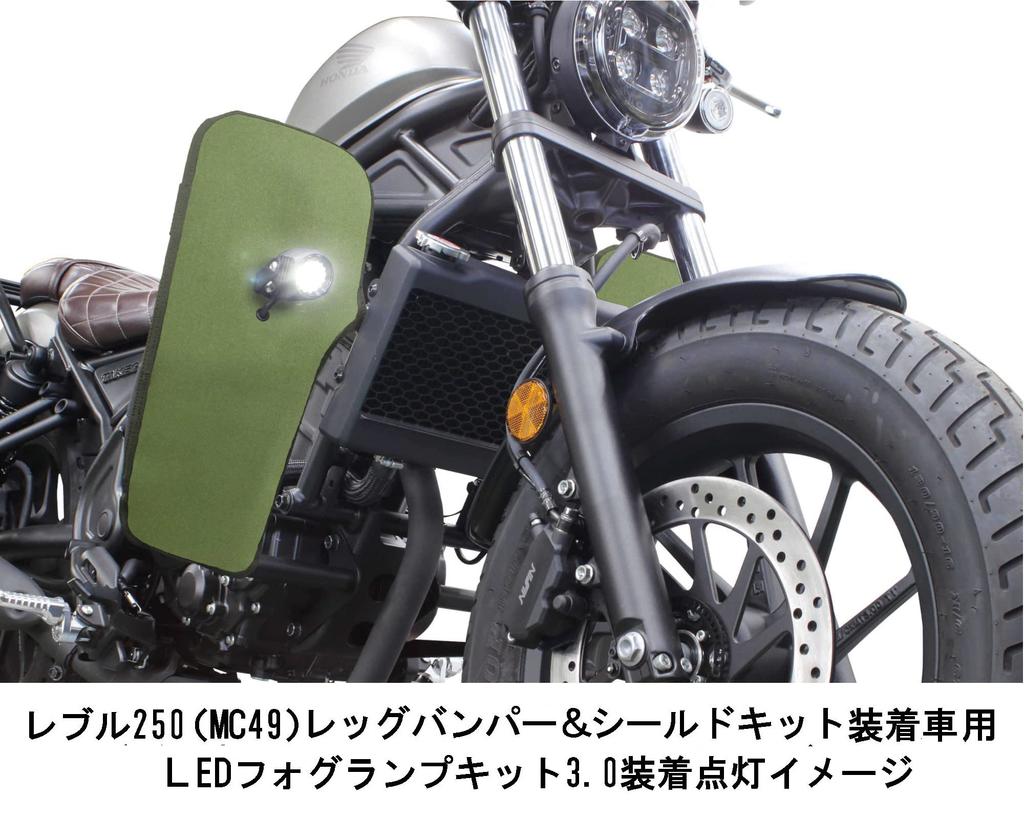 SP TAKEGAWA LED fog lamp kit For vehicles equipped with SP Takegawa leg 2 pieces CL250 250 3.0 (950) bumper, (MC57)/Rebel (MC49) 05-08-0591