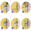 90 Degree Right Angle Door Latch Stainless Steel Door Locks Bolt for Barn Sliding Door Flip Door Buckles Household Ornaments