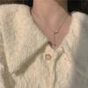 JMXD-light Luxury Transfer Bead Pearl Collarbone Chain, High-end Full Diamond Design, Women's Versatile Trend Jewelry