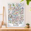 Tenyo [Made in Japan] 1000-piece Jigsaw Puzzle Disney Disney/Pixar Character Great Collection (51x73.5cm) D-1000-067 Includes glue, spatula, and