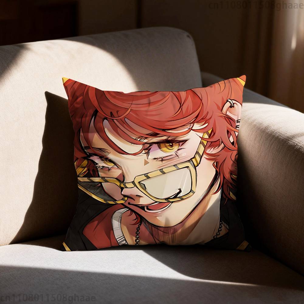 Game Mystic Messenger Pillow Case Sofa Living Room Bedroom Headboard Backrest Cushion Square Cushion Nap Time