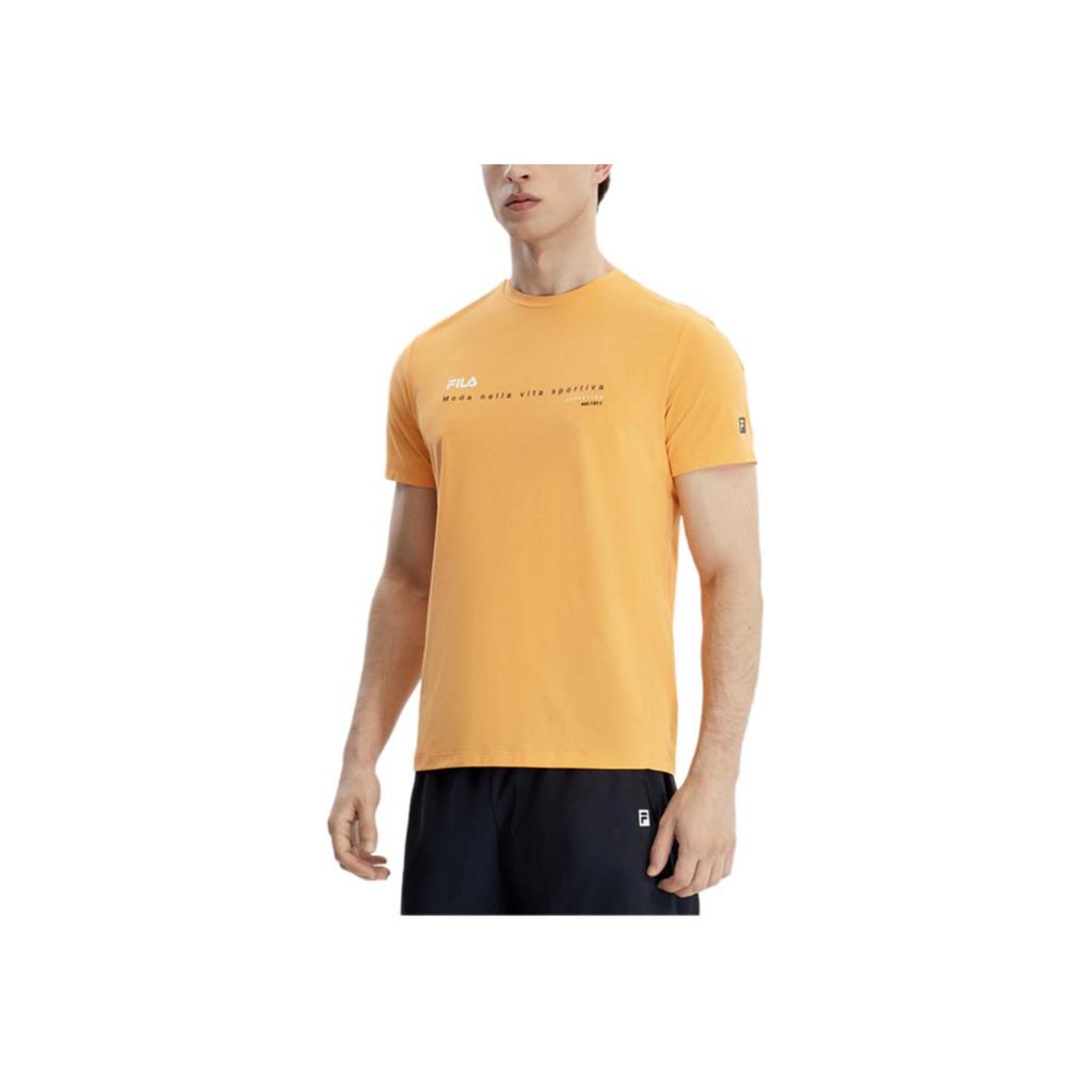 New FILA T Shirt Men's Light Orange A11M321109F-OR