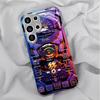 High Gloss Cyberpunk Tech phone case glass s25 ultra case s26 ultra case for Samsung Galaxy S26 S25 S24 S23 S22 FE Ultra Plus