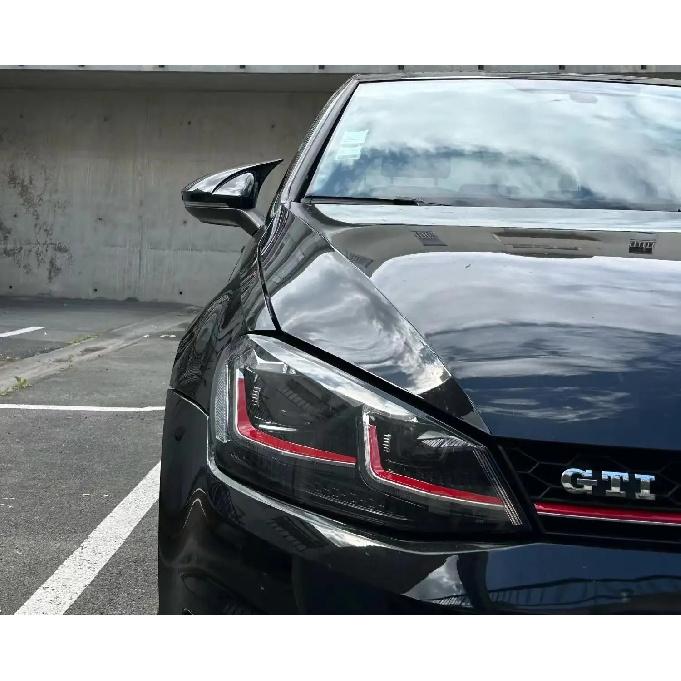 Pair Door Side Rearview Mirror Covers Caps Wing Mirror Tools Case For VW Golf MK7 MK7.5 R GTI GTD 2014-2019 Touran Accessories