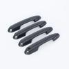 For Toyota Land Cruiser LC300    ABS Carbon Black Door Handle Cover Door Bowl Frame Trims Car Styling Accessories