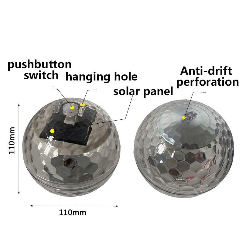 Solar Water Floating Lights  Garden Patio Lights  Swimming Pond Lights  Magic Ideas  Bathtub Pool Projection Lights